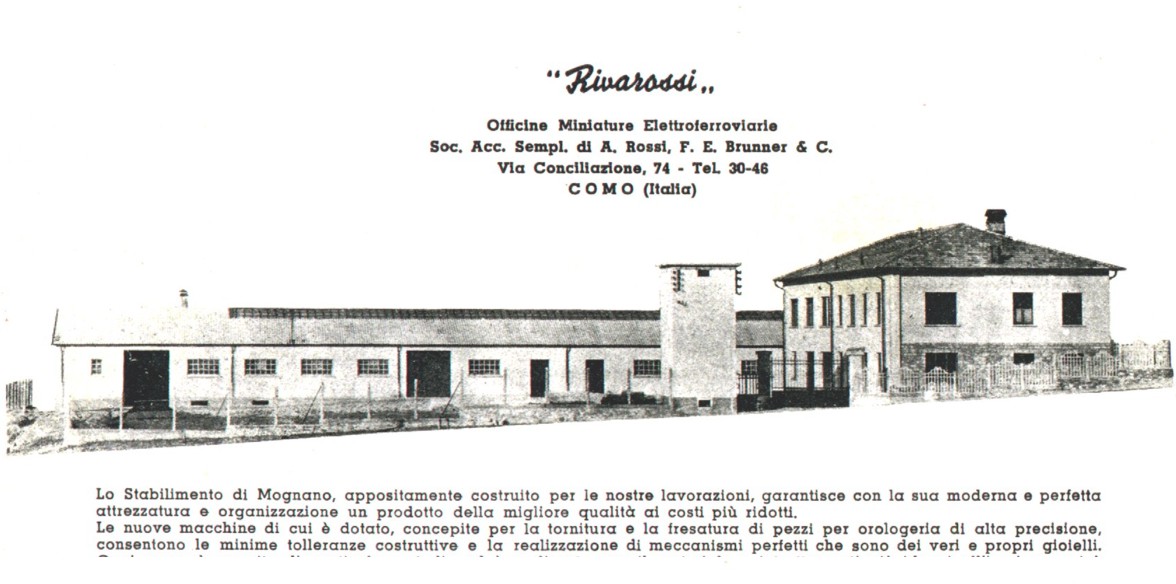 Stabilimento Rivarossi Nel 1952